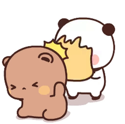 😠 Стикер «Dudu and Bubu 1» для Telegram
