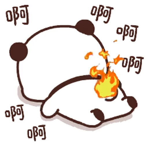 🔥 Стикер «Dudu and Bubu 1» для Telegram