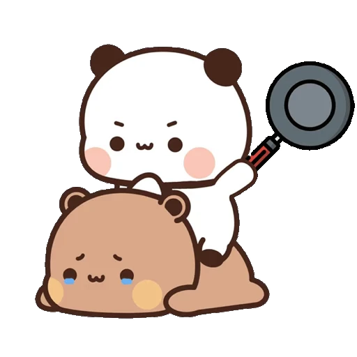 😠 Стикер «Dudu and Bubu 1» для Telegram
