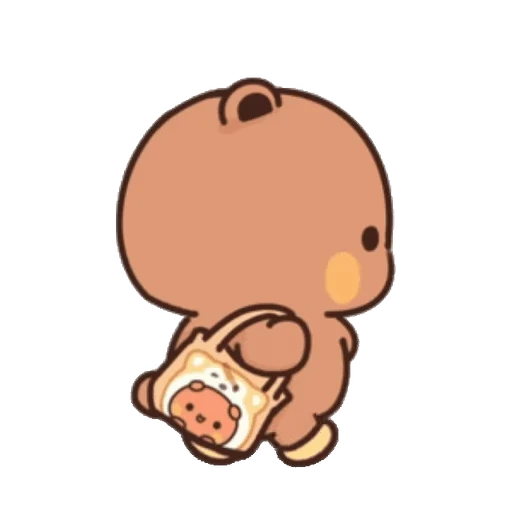 🚶‍♂‍➡️ Стикер «Dudu and Bubu 11» для Telegram