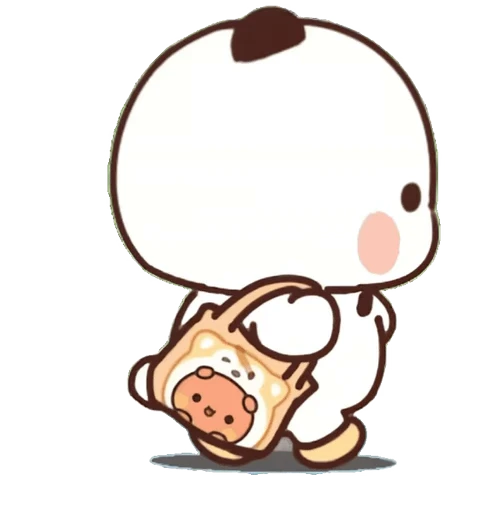 🚶‍♀‍➡️ Стикер «Dudu and Bubu 11» для Telegram