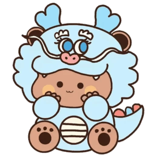 🐉 Стикер «Dudu and Bubu 11» для Telegram