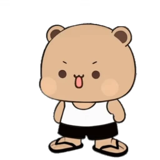 🐻 Стикер «Dudu and Bubu 11» для Telegram