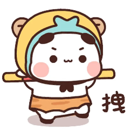 😊 Стикер «Dudu and Bubu 11» для Telegram