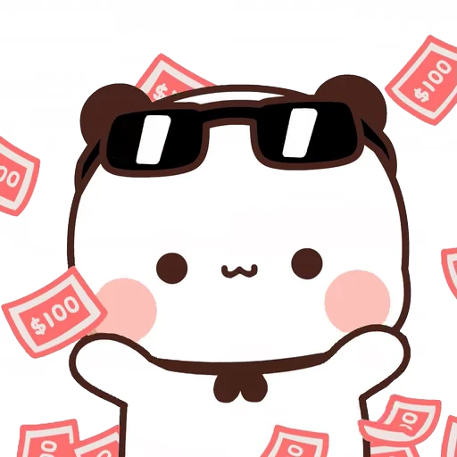 💸 Стикер «Dudu and Bubu 11» для Telegram