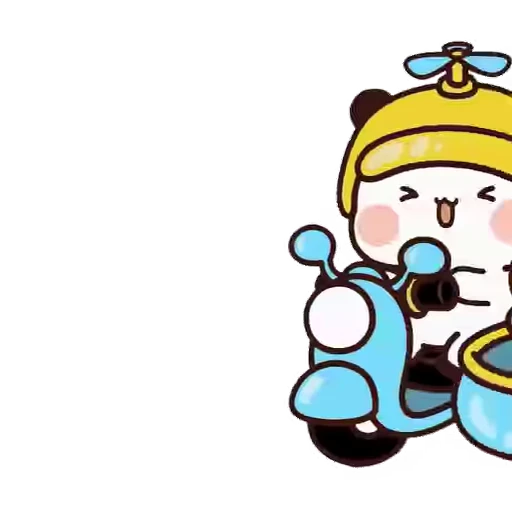 🛵 Стикер «Dudu and Bubu» для Telegram
