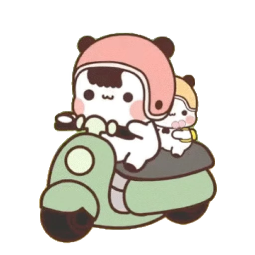 🛵 Стикер «Dudu and Bubu» для Telegram