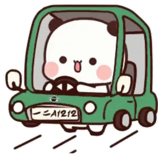 🚗 Стикер «Dudu and Bubu» для Telegram