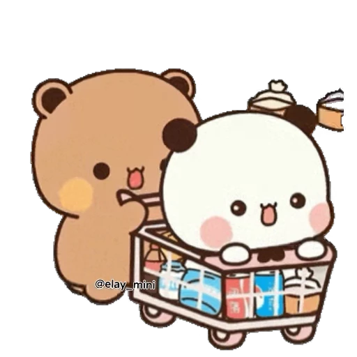 🛒 Стикер «Dudu and Bubu» для Telegram