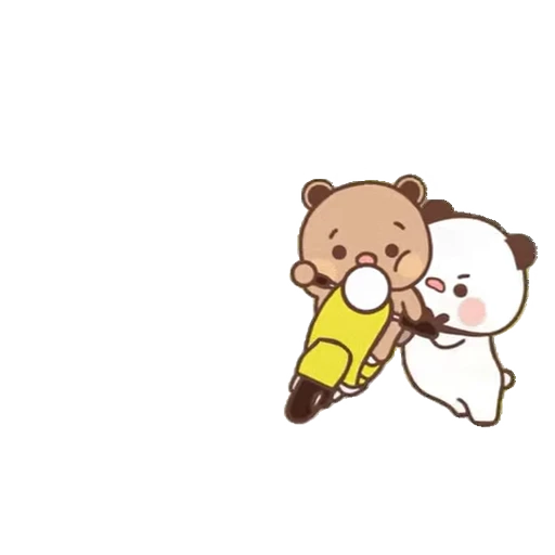 🚲 Стикер «Dudu and Bubu» для Telegram