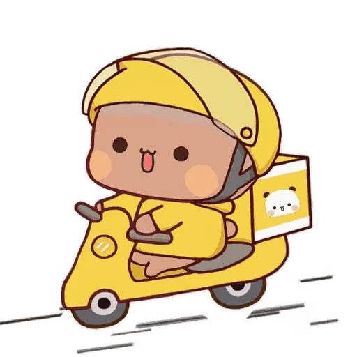 🛵 Стикер «Dudu and Bubu» для Telegram