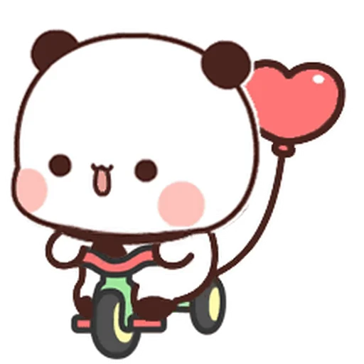 🚲 Стикер «Dudu and Bubu» для Telegram