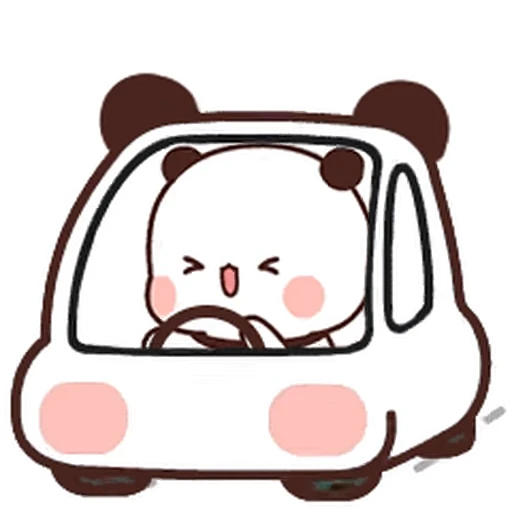 🚗 Стикер «Dudu and Bubu» для Telegram