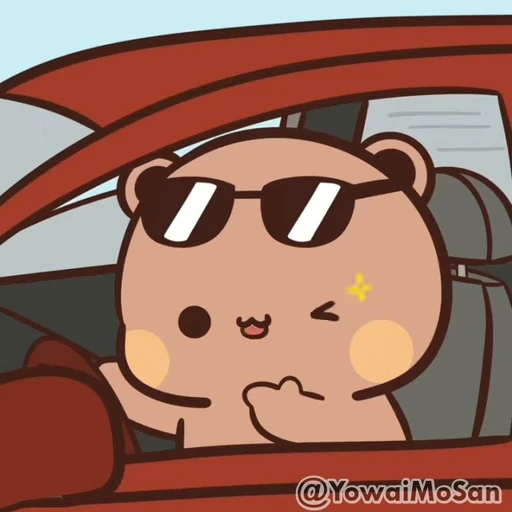 🚗 Стикер «Dudu and Bubu» для Telegram