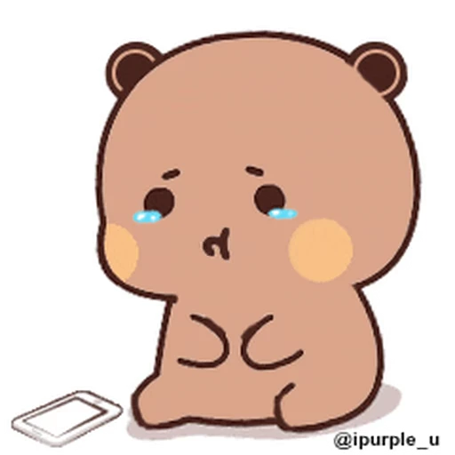 😭 Стикер «Dudu and Bubu 2» для Telegram