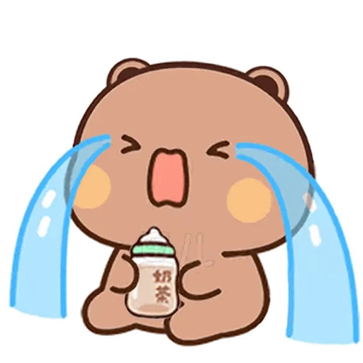 😭 Стикер «Dudu and Bubu 2» для Telegram