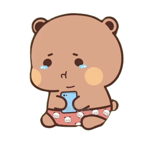 😭 Стикер «Dudu and Bubu 2» для Telegram