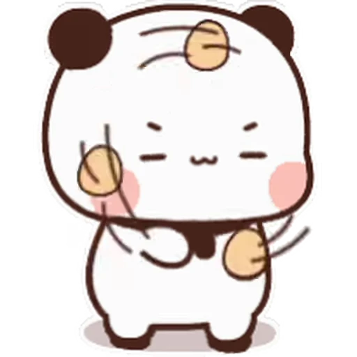 🤹 Стикер «Dudu and Bubu 3» для Telegram