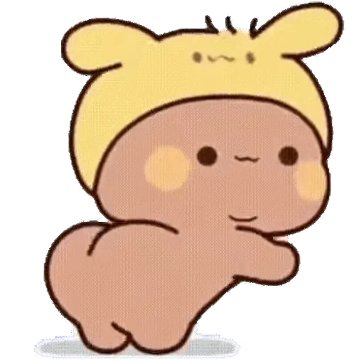 🍑 Стикер «Dudu and Bubu 3» для Telegram