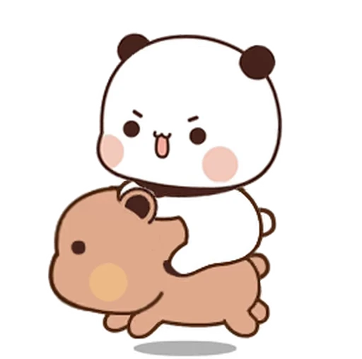 😄 Стикер «Dudu and Bubu 3» для Telegram