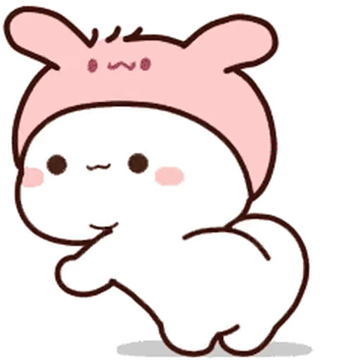 🍑 Стикер «Dudu and Bubu 3» для Telegram