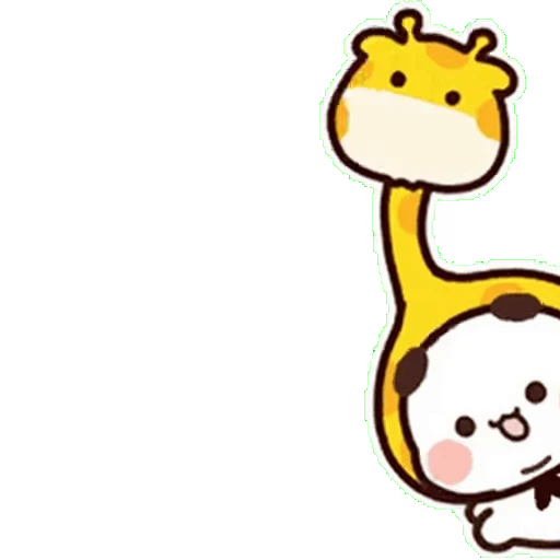 🦒 Стикер «Dudu and Bubu 3» для Telegram