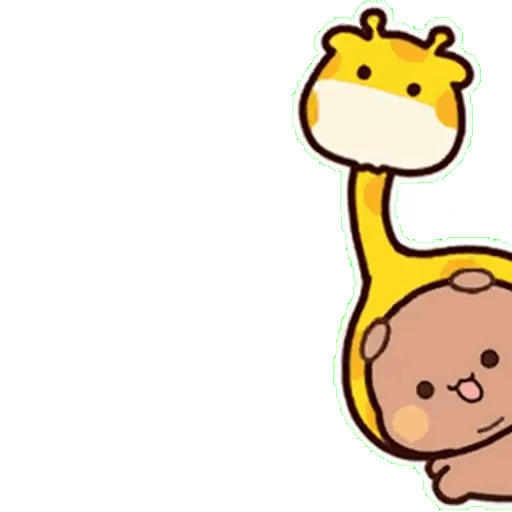 🦒 Стикер «Dudu and Bubu 3» для Telegram
