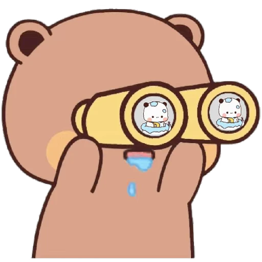 🤤 Стикер «Dudu and Bubu 5» для Telegram