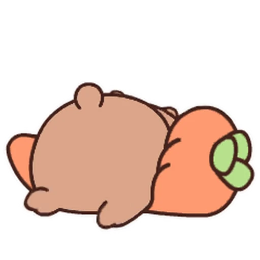 🍑 Стикер «Dudu and Bubu 5» для Telegram