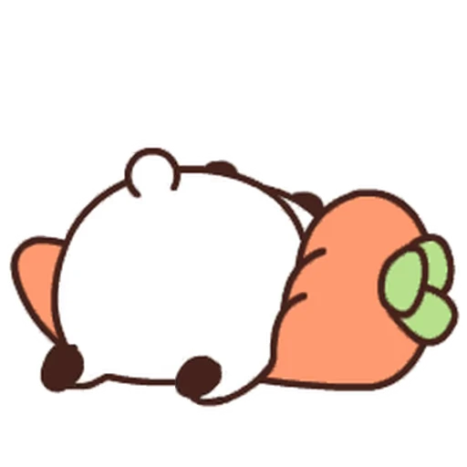 🍑 Стикер «Dudu and Bubu 5» для Telegram