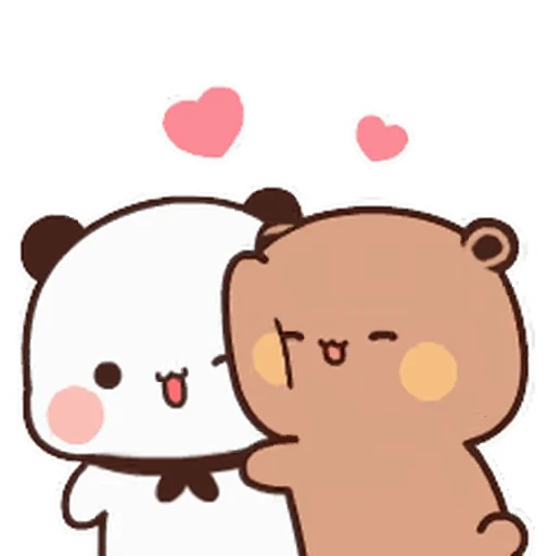 ❤ Стикер «Dudu and Bubu 6» для Telegram