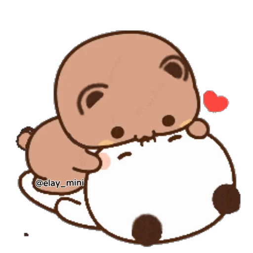 💋 Стикер «Dudu and Bubu 6» для Telegram