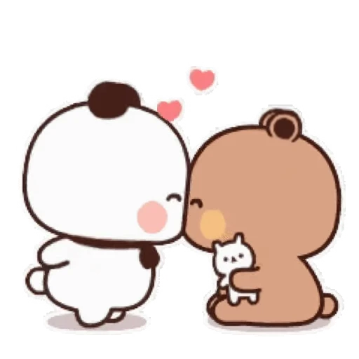 💋 Стикер «Dudu and Bubu 6» для Telegram