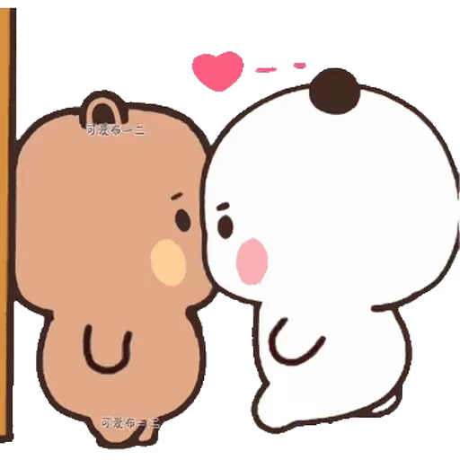💋 Стикер «Dudu and Bubu 6» для Telegram