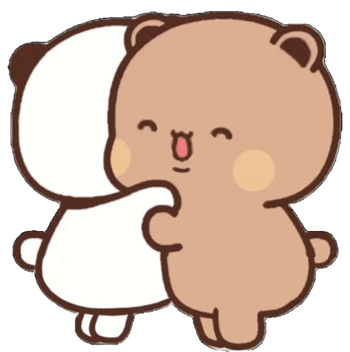 🫂 Стикер «Dudu and Bubu 6» для Telegram