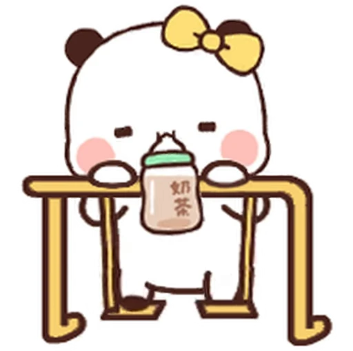 🍼 Стикер «Dudu and Bubu 8» для Telegram