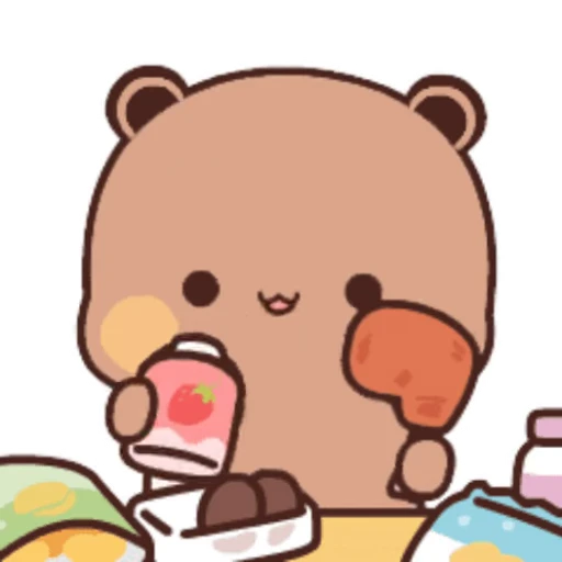 🍗 Стикер «Dudu and Bubu 8» для Telegram