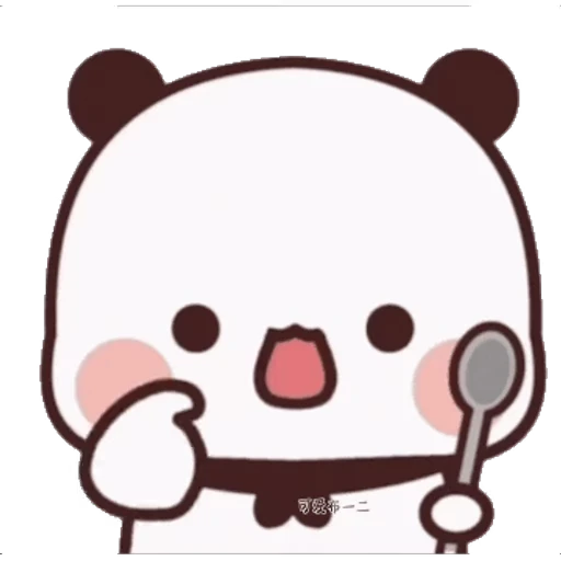 🍽 Стикер «Dudu and Bubu 8» для Telegram