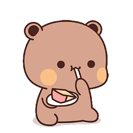 🍰 Стикер «Dudu and Bubu 8» для Telegram