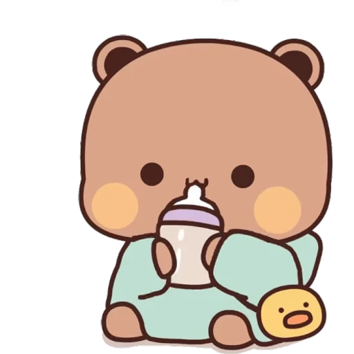 🍼 Стикер «Dudu and Bubu 8» для Telegram