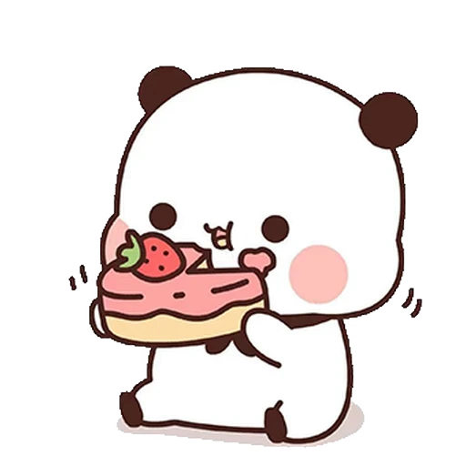 🍰 Стикер «Dudu and Bubu 8» для Telegram