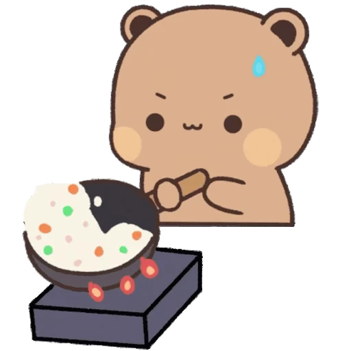 👨‍🍳 Стикер «Dudu and Bubu 8» для Telegram