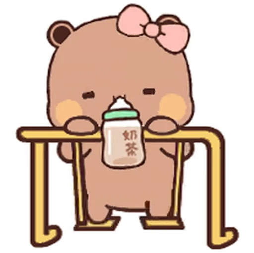 🍼 Стикер «Dudu and Bubu 8» для Telegram
