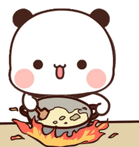 👩‍🍳 Стикер «Dudu and Bubu 8» для Telegram
