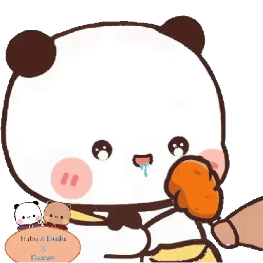 🤤 Стикер «Dudu and Bubu 8» для Telegram