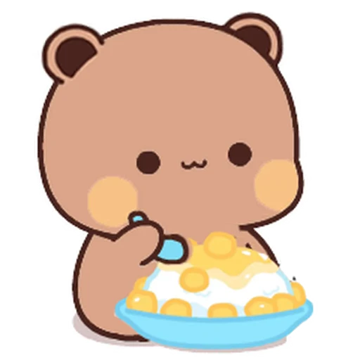 🍲 Стикер «Dudu and Bubu 8» для Telegram
