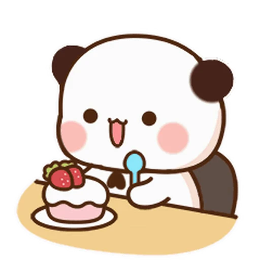🍰 Стикер «Dudu and Bubu 8» для Telegram
