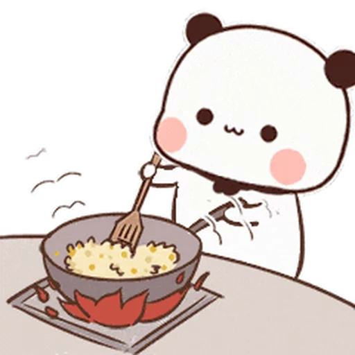 👩‍🍳 Стикер «Dudu and Bubu 8» для Telegram