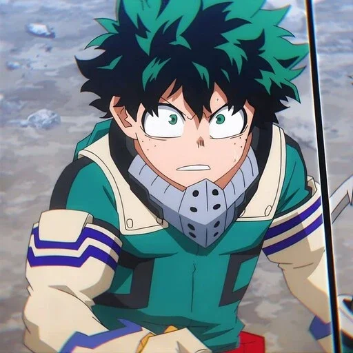 😡 Стикер «My Hero Academia» для Telegram
