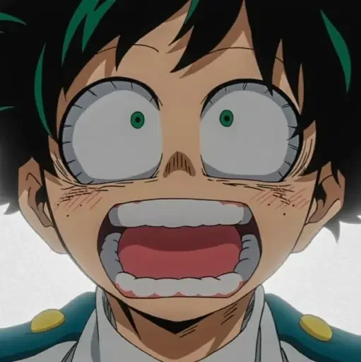😨 Стикер «My Hero Academia» для Telegram